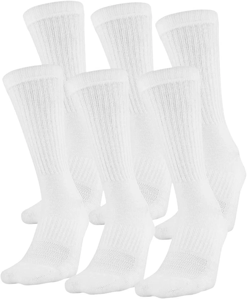 Under armour Men's Training Crew Socks - White