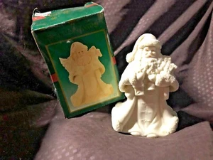 Vintage Cedar Creek Collection, Sparkling Santa, White - Picture 1 of 4
