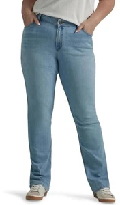 Lee Womens Plus Size Bootcut Jeans 22W Legendary Fit Stretch Mid Rise Denim Sexy - Picture 1 of 4