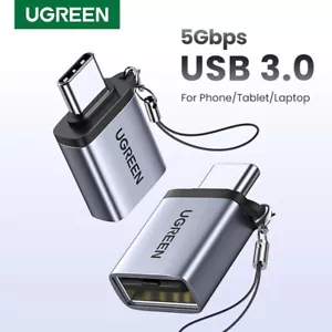 Adaptador UGREEN Tipo C a USB 3.0 Thunderbolt 3 Tipo-C OTG para Macbook Samsung LG - Imagen 1 de 13