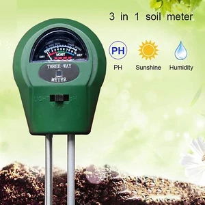3in1 Soil Tester. Soil Ph Meter + Moisture Meter +light Tool For Garden Farm Law - Picture 1 of 7