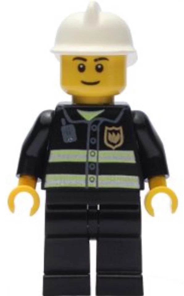 LEGO MINIFIGURE CITY FIREFIGHTER USED CONDITION CTY0489!! - Image 1 of 1