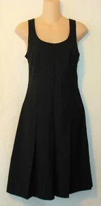 THEORY LENORA TS BLACK DRESS LIGHTWEIGHT WOOL SIZE 8 A122 - Picture 1 of 11