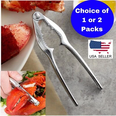 Crab Leg Opener Nut Cracker Lobster Cracker Seafood Tools Double Jaw Crackers - Image 1 of 4