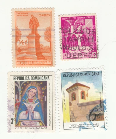 DOMINICAN REPUBLIC Father Billini Lady of Highest Grace Lady of Altagracia. Used Cover