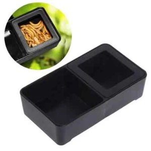 2-in-1 Reptile Food Water Bowl Lizards Anti-Escape Feeding Dish Feeder Bowl Au - Picture 1 of 17