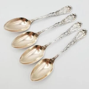 "4 cucharas de café Gorham Hanover cuencos dorados 1895 5 1/4""" - Imagen 1 de 6