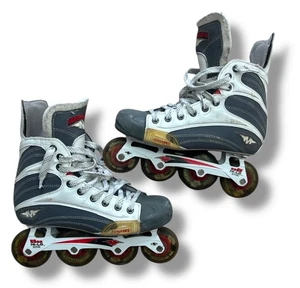 MISSION QUATRO 5500 INLINE HOCKEY SKATES ROLLER BLADES MENS SIZE 8D - Picture 1 of 13