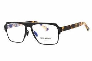 CUTLER AND GROSS CGOP136457 003 Eyeglasses Matte Black Frame 57mm - Picture 1 of 4