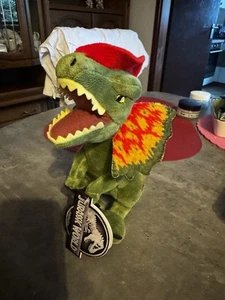 Jurassic World Plüschfigur Dilophosaurus Dinosaurier Stofftier Plüschtier Neu - Bild 1 von 2