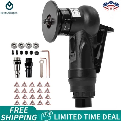 Máquina de biselado neumática herramienta de biselado de aire de recorte de metal + insertos Foto 1 de 4