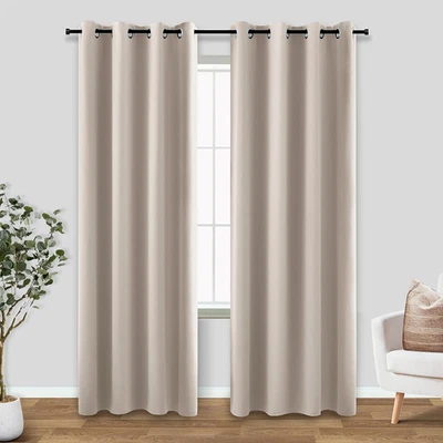 Grommet Blackout Curtains - Image 1 of 4