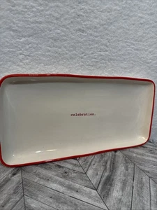 Rae Dunn Celebrate Platte groß 14,5" Neu - Bild 1 von 7