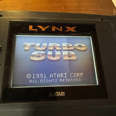 Turbo Sub - Atari Lynx Game  - Tested - Image 1 of 3