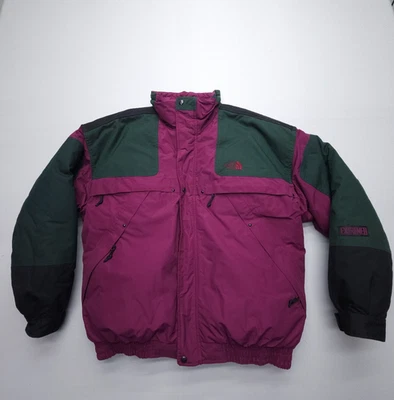 Chaqueta de Plumón De Colección The North Face Extreme Gear Para Hombres XL Púrpura Gorpcore Y2K Años 90 Esquí Foto 1 de 4
