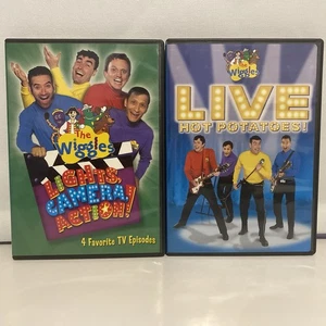 The Wiggles Live Hot Potatoes! & The Wiggles Light’s Camera Action! (DVD, 2007) - Picture 1 of 7