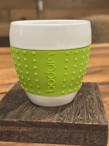 Bodum PAVINA Grün Silikon Porzellan Hülle Glas Tasse - Bild 1 von 4