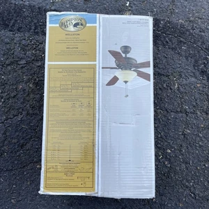 Hampton Bay Wellston 44 in Small Room Indoor Ceiling Fan (Oil Rubbed Bronze) NEW - Picture 1 of 6