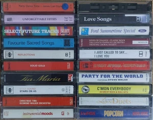 20 x MIXED GENRE COMPILATION Cassette Albums ☆Job Lot Bundle - All Pictured!☆TT - Picture 1 of 1