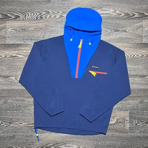 BERGHAUS Camisa Viento Estilo Vintage 90 Media Cremallera Nylon Chaqueta Embalable Talla M - Imagen 1 de 12