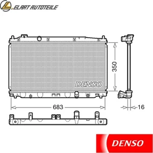 KÜHLER MOTORKÜHLUNG DRM40035 FÜR HONDA JAZZIII L12B1/L12B2 1.2L L13Z1 1.3L 4cyl - Picture 1 of 8