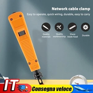 Modulo di rete telefonica Tagliacavi a doppia testa per strumento di punzonatura - Afbeelding 1 van 10