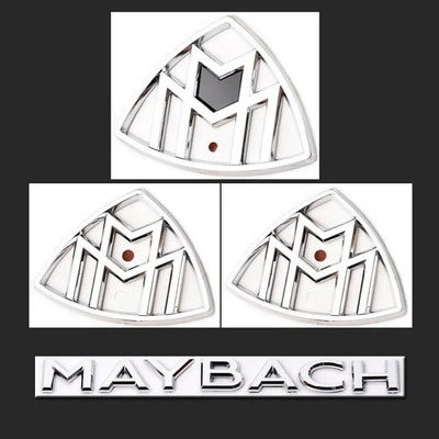 Car Side Rear Trunk Badge Emblem for Mercedes Benz Maybach S Class S400 S500 - Image 1 of 2