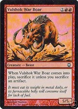 MTG - Darksteel - Vulshok War Boar - Foil - NM