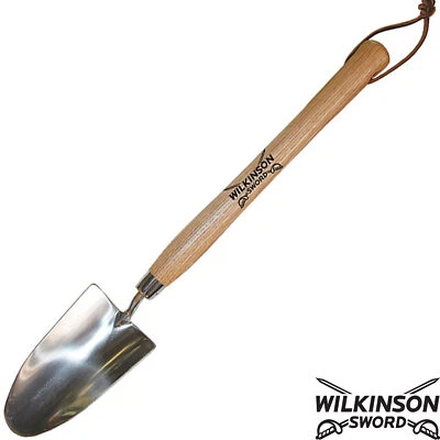 Wilkinson Schwert Edelstahl Kelle mit langem Stiel und Holzgriff aus Esche - Bild 1 von 4