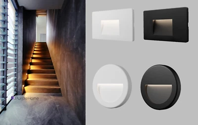 3W LED Treppenlicht Treppenbeleuchtung Treppenleuchte Stufenlicht Stufen Leuchte - Bild 1 von 4