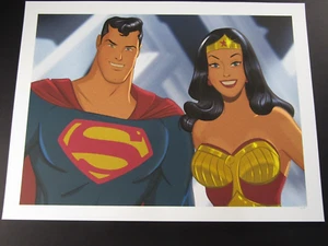 Meeting a Super Friend Giclee Druck von Des Taylor Flaschenhals Galerie Superman - Bild 1 von 7