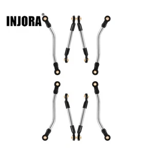 INJORA Edelstahl Hochleistungs Chassisstangen für 1/24 FMS FCX24M Upgrade - Picture 1 of 10