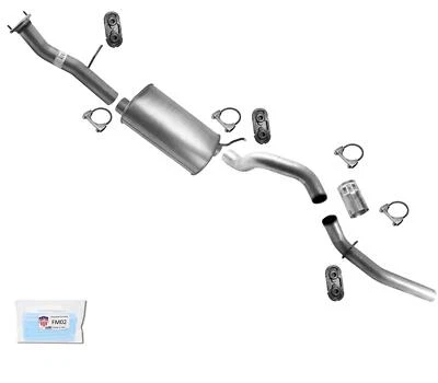 Tubos silenciadores de escape para GM Silverado 2500HD 6.0 2007-2010 con distancia entre ejes de 133" Foto 1 de 4