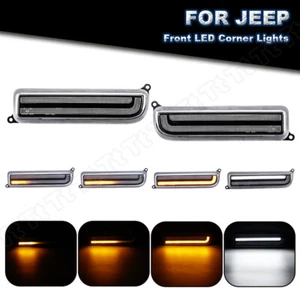 Luz DRL de señal de giro LED secuencial en la esquina delantera para Jeep Cherokee XJ 1997-2001 - Imagen 1 de 11