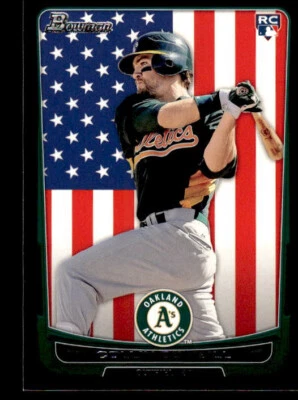 2012 Bowman International #201 Collin Cowgill RC LOGO - Image 1 of 2