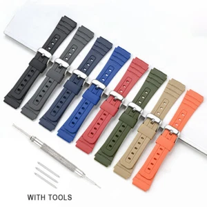 18mm Replacement Strap For Casio A168 A158 A159 F91W F84 F105 F108 AE1200 AE1300 - Picture 1 of 20