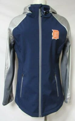 Detroit Tigers Womens Size Medium Soft Shell Jacket with Metallic Accent A1 3343 - Image 1 of 4