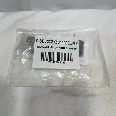 PNY 32GB Elite Class 10 U1 microSDHC Flash Memory Card - 5-Pack W/ Adapter ~ NEW - Image 1 of 4