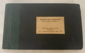 American Bible Society Braille Revised Grade 1 1/2 Centennial Of It’s Work 1935 - Bild 1 von 12