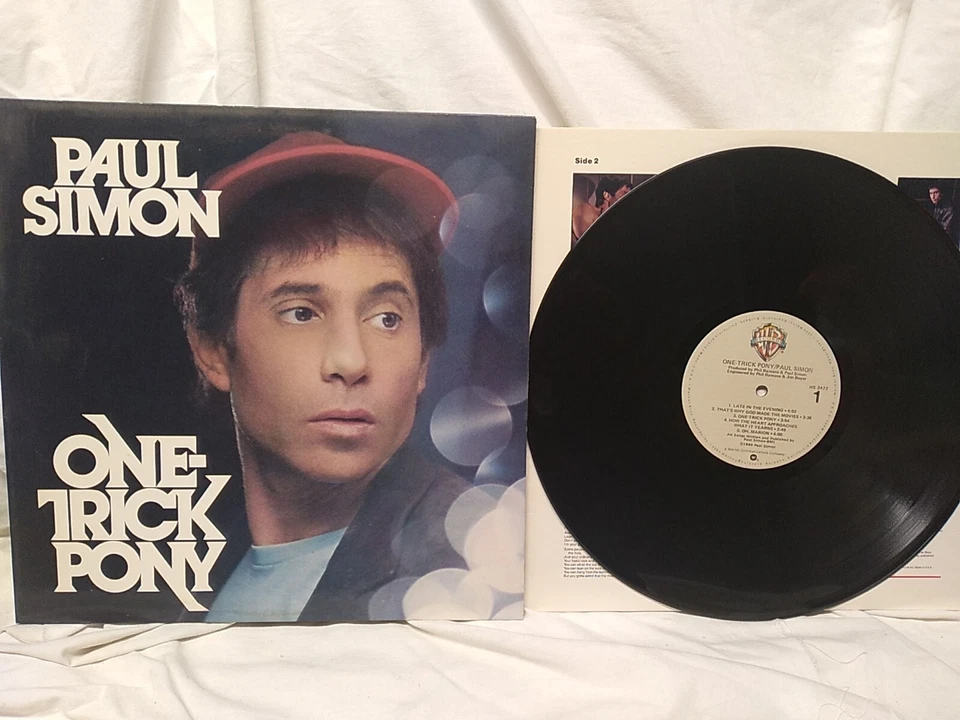 Paul Simon One-Trick Pony Vinyl LP Warner Bros. Records HS 3472 1980 - Imagem 1 de 4