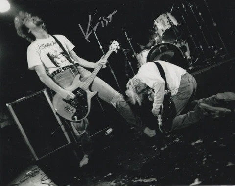 Krist Novoselic Signed 8x10 Photo Nirvana 3 COA Cover