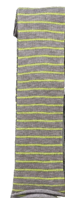 Calcetines hasta la rodilla para mujer talla 9-11 en rayas tostadas y lima con banda sin parte superior Foto 1 de 4