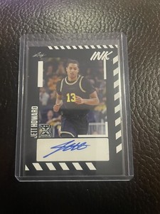Jett Howard XRC Rookie Auto 2023 Leaf Ink Orlando Magic On Card Auto