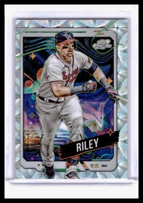 2024 Topps Chrome Cosmic #84 Austin Riley Nucleus Refractor - Image 1 of 2
