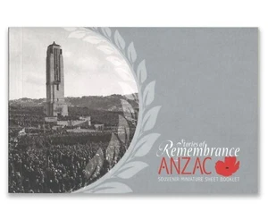 New Zealand 2010 Mini Sheet Booklet ANZAC Stories of Remembrance Part III MUH - Picture 1 of 3