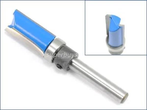 12.7mm x 25mm Top Bearing 1/4" Shank Straight Router Bit Cutter Wood Edge Flush - Picture 1 of 3