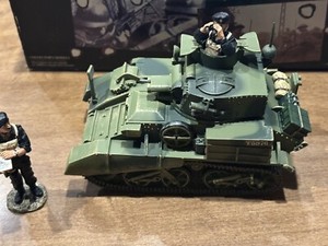 KING & COUNTRY FIELDS OF BATTLE FOB019 WW2 BRITISH VICKERS MK IV TANK SET