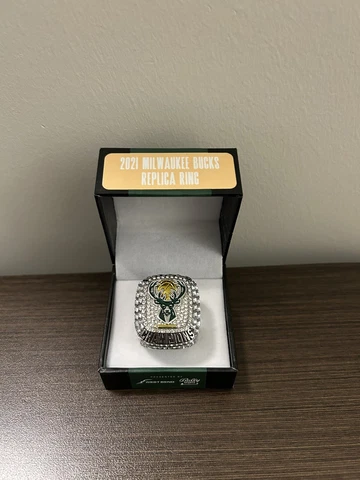 Milwaukee Bucks NBA 2021 Championship Replica Ring Giveaway Night 3/24/22 Cover