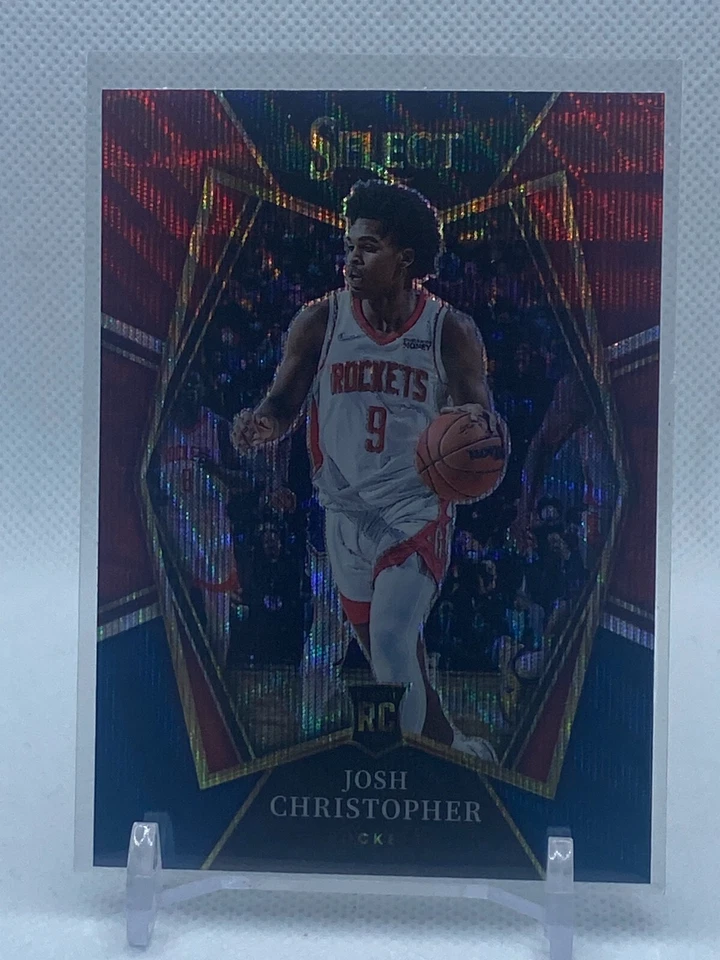 2021-22 Panini Select #133 Josh Christopher Houston Rockets Premier Tri-Color - Image 1 of 2