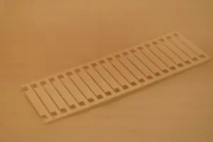 Reihenklemmenschilder, blanko, mit DK 4Q/35BL - ca. 1000 (Weidmüller: 1609801044) - Bild 1 von 4